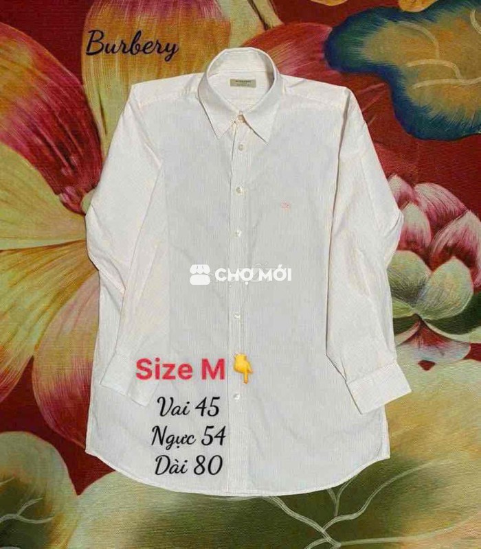 Áo sơ mi nam Burberry Cotton size M