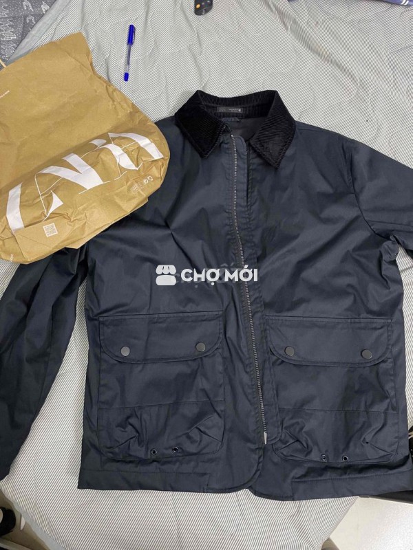 Áo khoác jacket Zara Nam Vải Đen size M