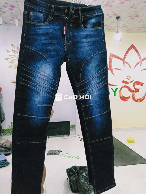 2 Quần jean nam Xanh đậm size 28