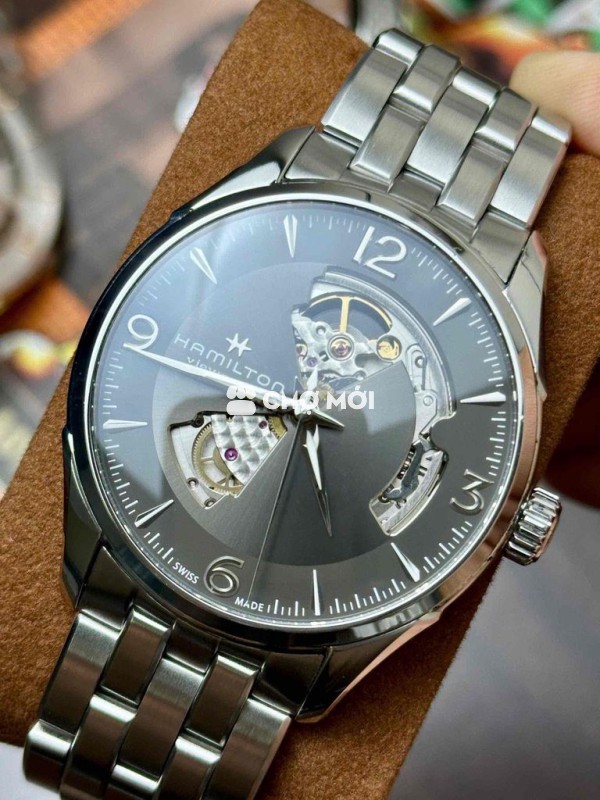 Hamilton Jazzmaster Open Heart H32705181 Xám 42mm