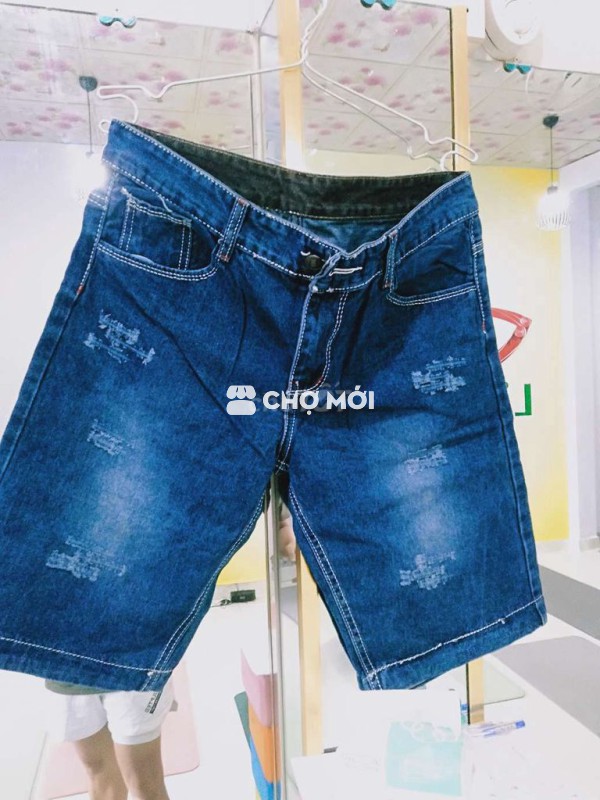 Quần short nam size 35,36 Xanh đậm