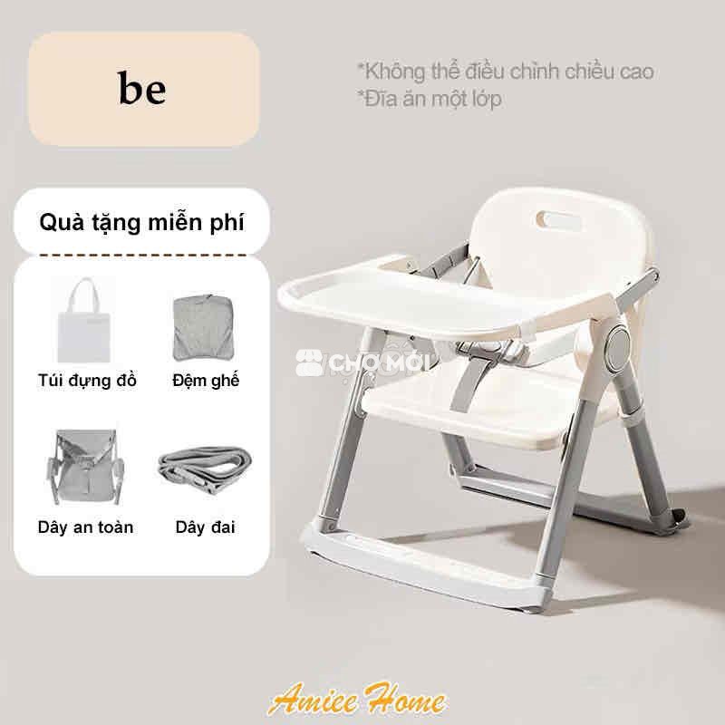Ghế ăn dặm Amice Home nhựa trẻ em