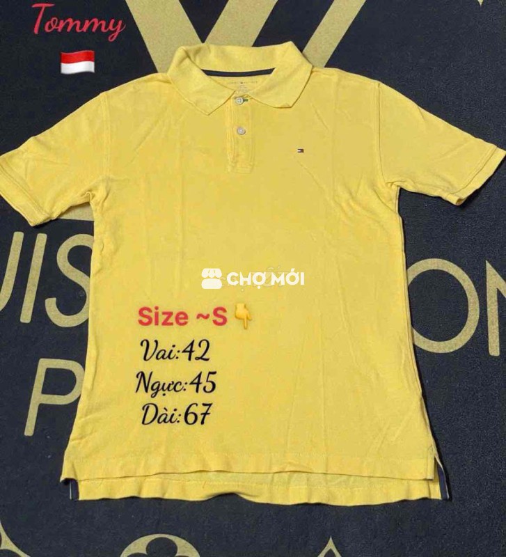 Áo thun Tommy Hilfiger Nam Vàng Cotton 2hand