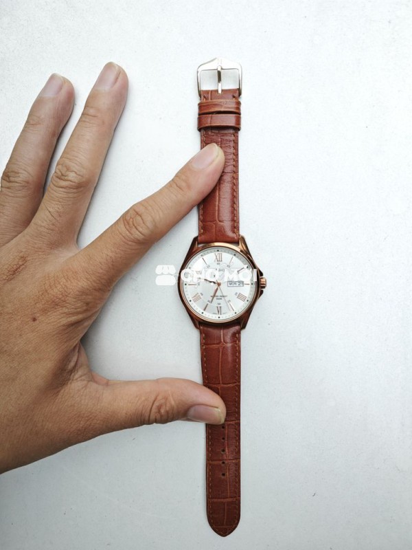 Đồng hồ Casio MTP-1384L-7AVDF Nam dây da Nâu