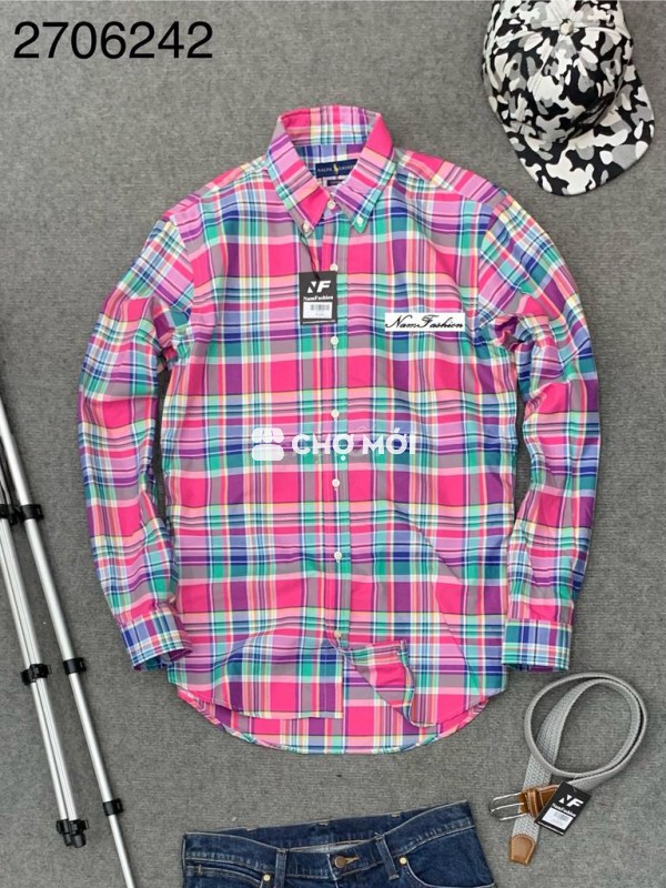 Áo sơ mi P0l0 nam vải cao cấp