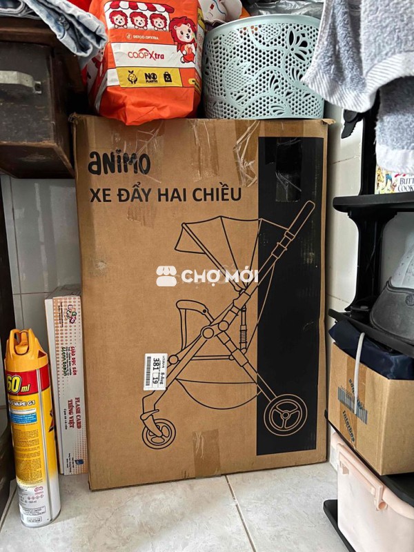 Xe đẩy Animo Q1 Xanh denim