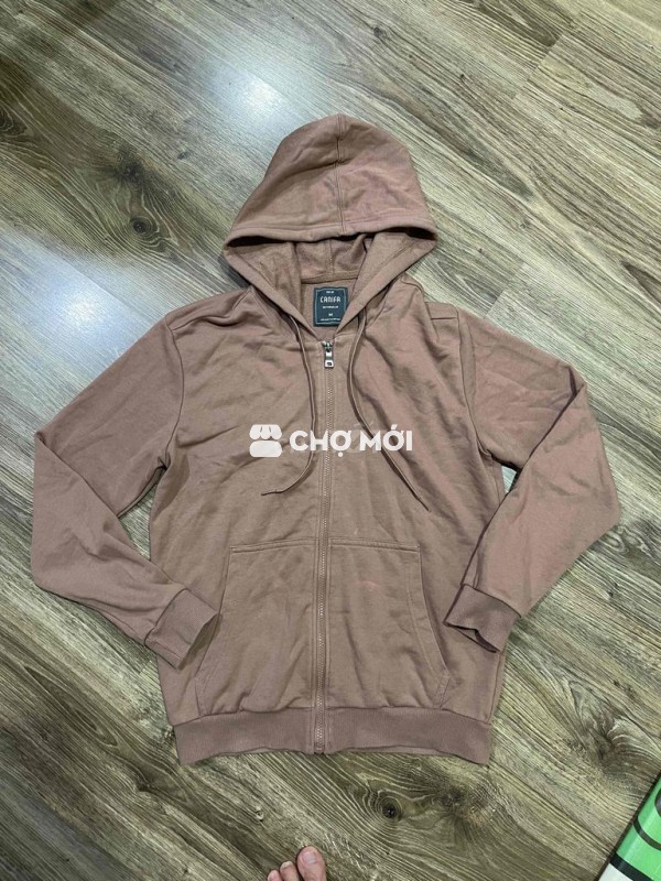 Áo khoác hoodie Canifa vải Nâu size M