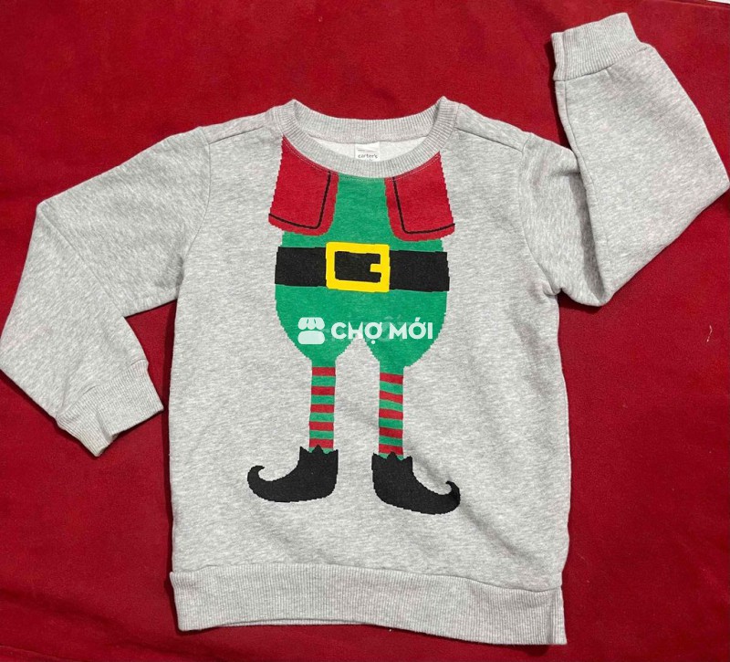 Áo nỉ bé trai Carter’s size 4 15–18kg, size100-110
