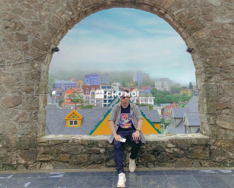 Áo khoác Chevre nam vải Caro Xám