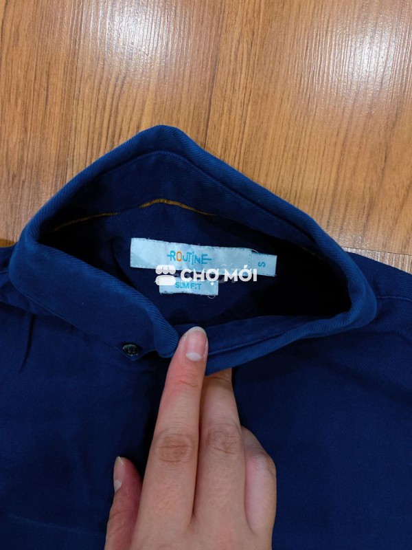 Áo sơ mi Routine nam Xanh dương size S