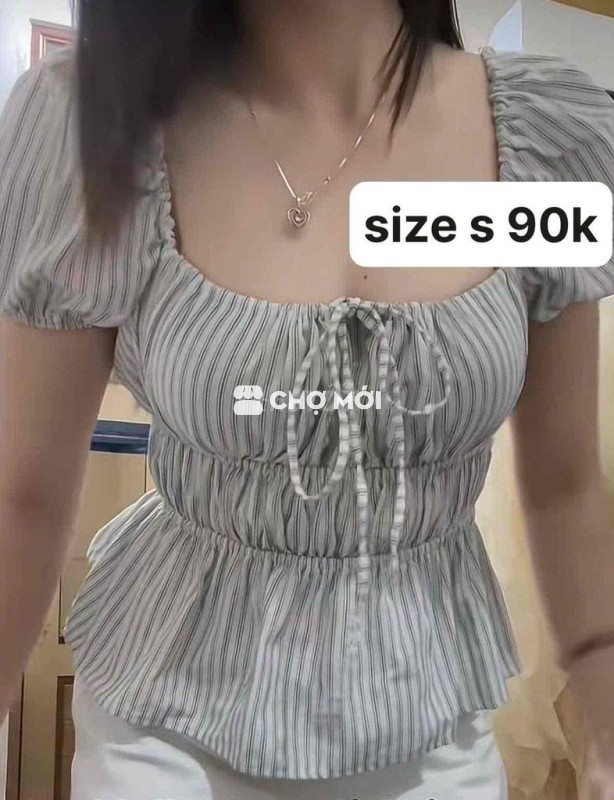 Áo kiểu nữ vải mềm mại size S