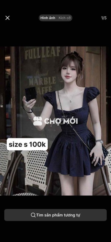Đầm nữ Đen sọc size S