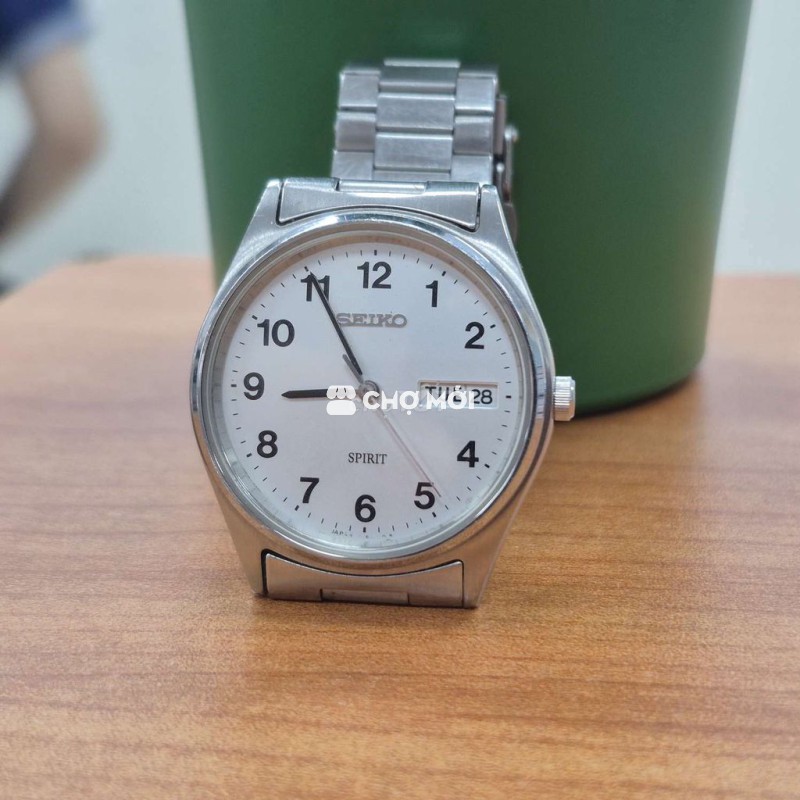 Đồng hồ đeo tay Seiko Spirit Thép không gỉ Bạc