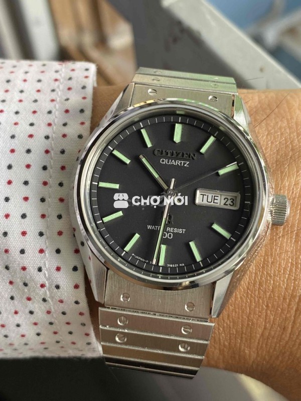 Đồng hồ Citizen CQ GN-4W-S Nam Thép không gỉ Xám