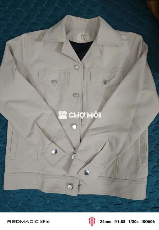 Áo khoác nam Vải màu Be