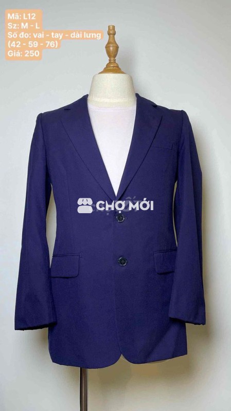 Áo vest Nam Xanh tím than size M-L