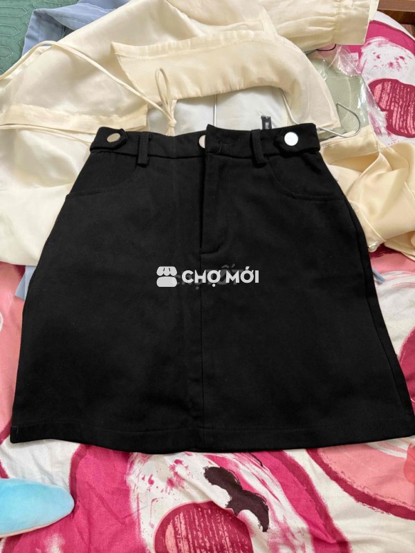 Chân váy nữ Nhung Đen công sở