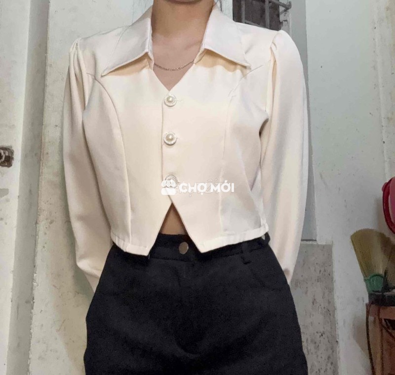 Áo sơ mi nữ vải đanh size S-M
