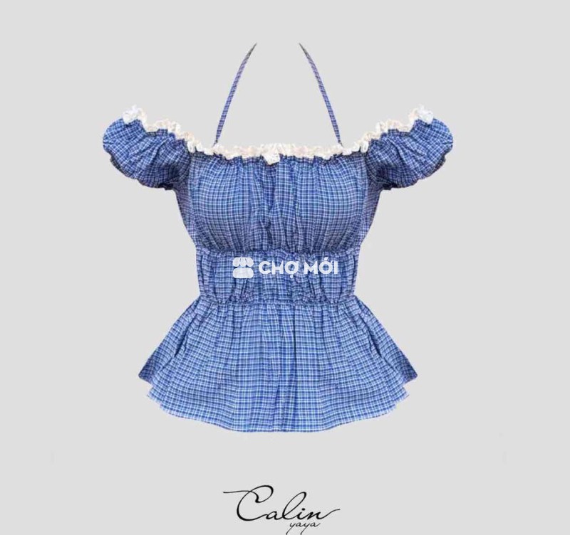 Áo Babydoll trễ vai Calin yaya (Size M)