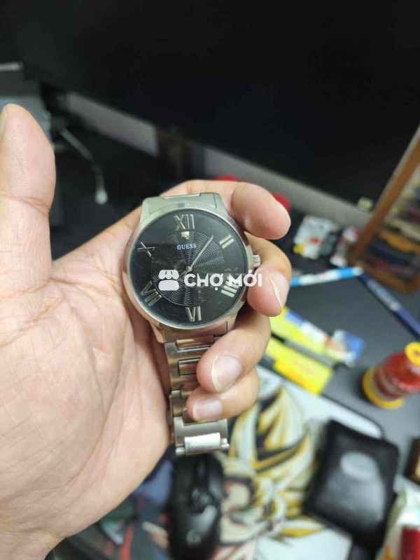 Đồng hồ đeo tay Guess UO694G1 Kim loại Nam Đã qua