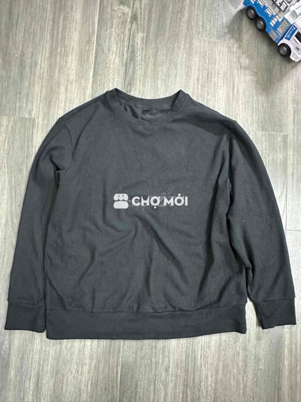 Áo nỉ Uniqlo Nam Đen size L Đã sử dụng