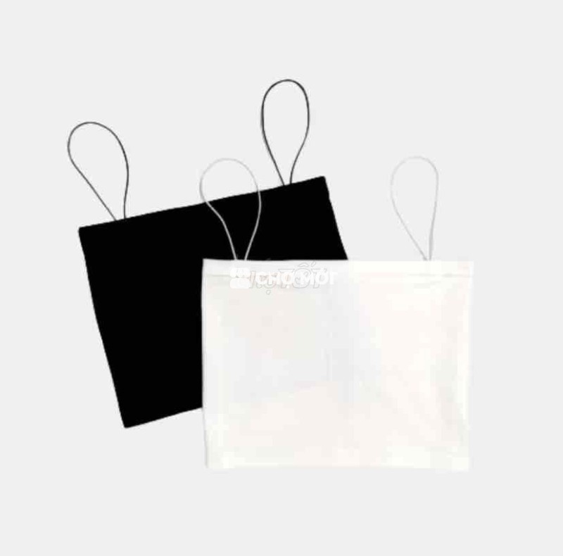 Áo hai dây Nữ Đen Trắng