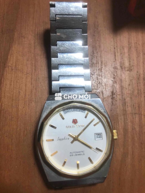 Đồng hồ Gold Star Sapphire Kim loại Nam