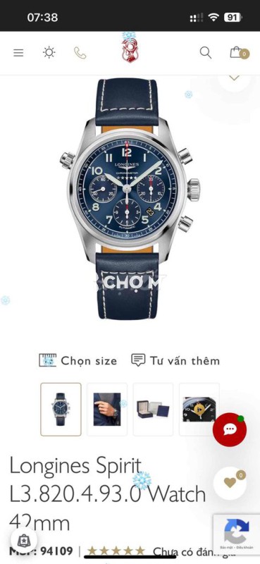 Đồng hồ Longines Spirit L3.820.4.93.0 Nam