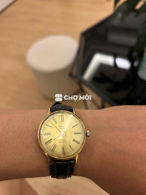 Đồng hồ Poljot De Luxe bọc vàng nam