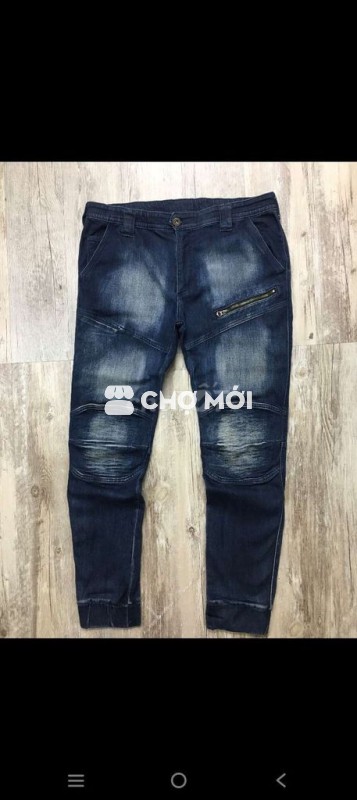 Quần jeans nam FIEDCORE Jogger Biker Jean co giãn