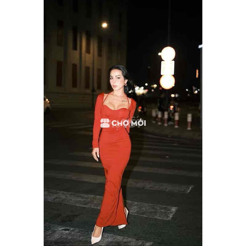 Đầm tiệc nữ Bigsize Đỏ Đã sử dụng