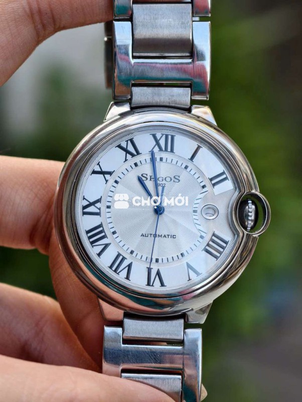 Đồng hồ SHGOS Nam Thép không gỉ Bạc