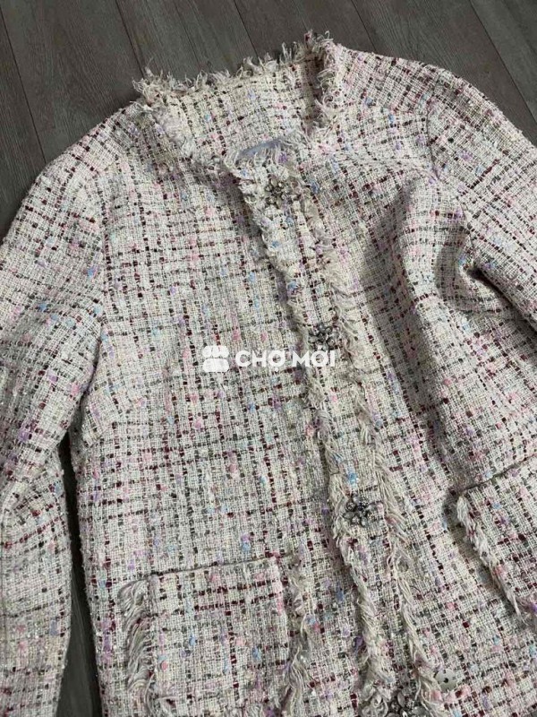 Áo khoác nữ vải tweed size S