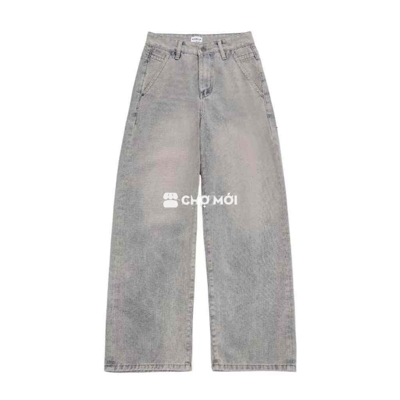 Quần jean nữ bycamcam Xanh classic size S Mới