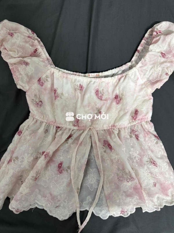 Áo babydoll Pastelish Ren Nữ size 2
