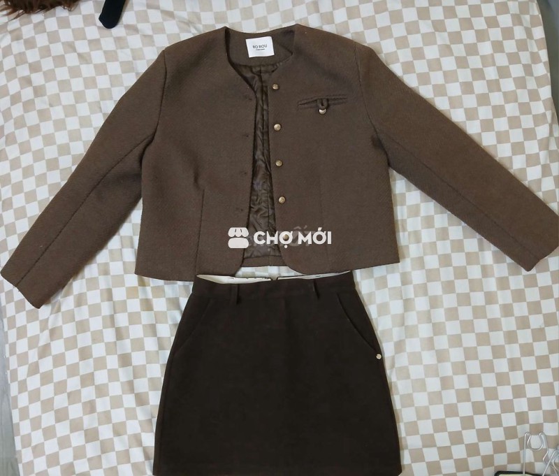 Bộ đồ nữ Dạ tweed size M