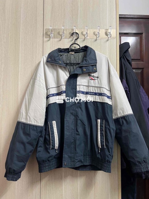 Áo khoác Reebok nam màu Xám size L
