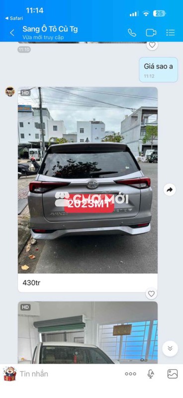 Toyota Avanza 2023 Bạc 7 chỗ