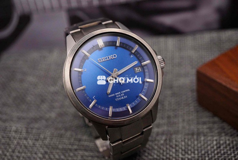Đồng hồ Seiko Radio Wave Control Solar Titan Fullb