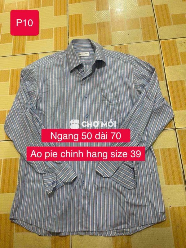 Áo sơ mi Pierre Cardin nam sọc size 39