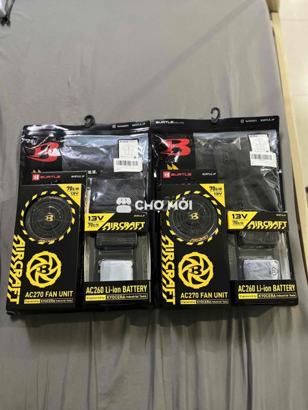 Bộ áo quạt Burtle 13v chính hãng