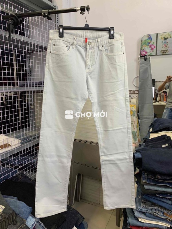 218 Quần jean Uniqlo nam Denim xanh nhạt size 31