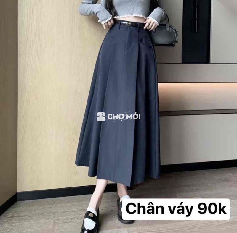 Chân váy nữ Xám đậm size S-M