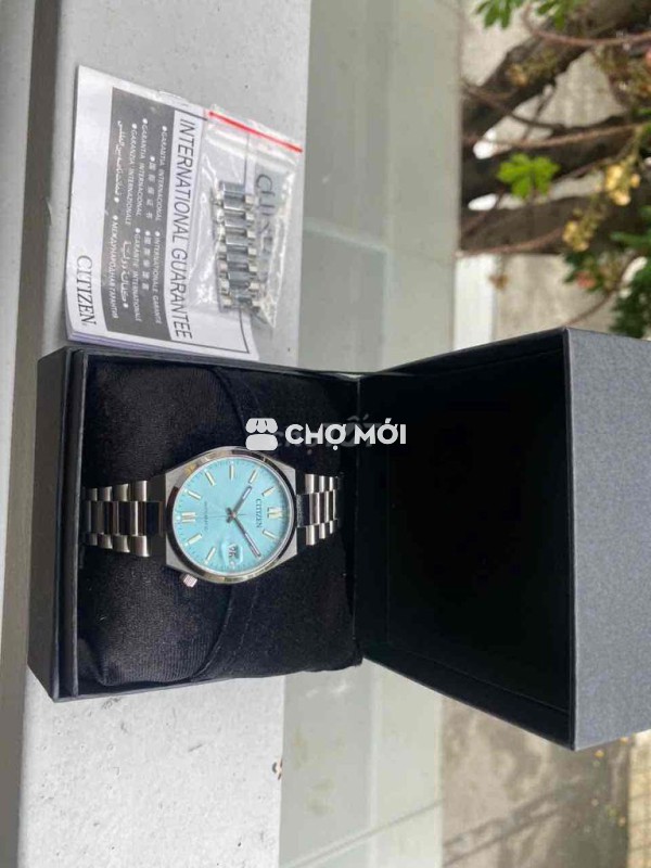 Đồng hồ Citizen Tsuyosa Xanh băng 37mm
