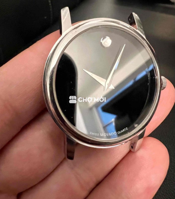 Đồng hồ Movado Quartz Nam Bạc Đen