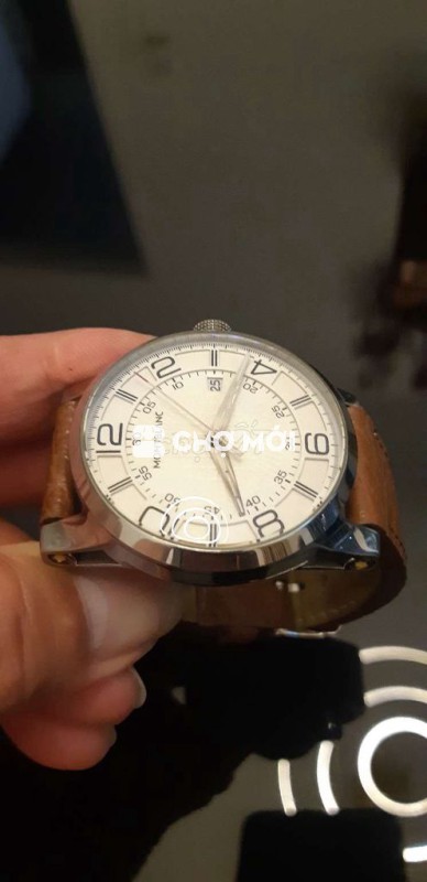 Đồng hồ Montblanc Nam Dây da Kim loại