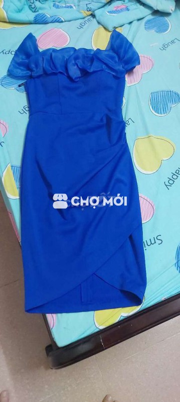 Đầm body nữ màu Xanh dương size M đã qua sử dụng
