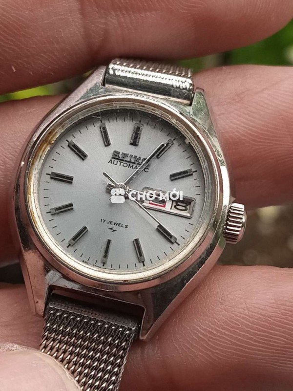 Đồng hồ đeo tay Seiko Nữ Automatic 25.5mm Bạc