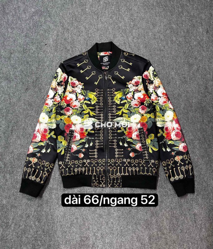 Áo khoác bomber Lewis Hang nam Hoạ tiết (size L)