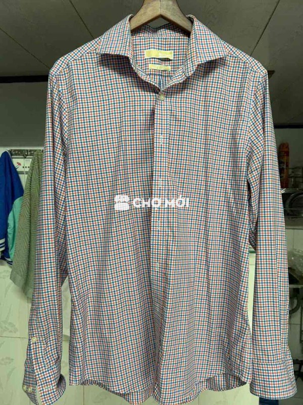 Áo sơ mi Michael Kors Cotton nam kẻ caro